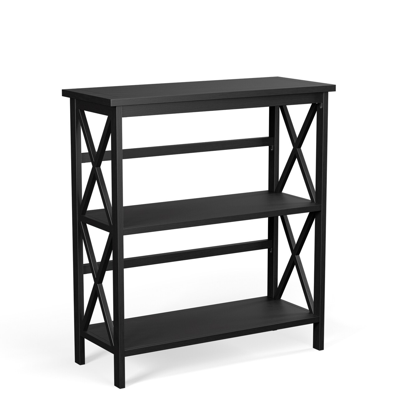 3-Tier Multi-Functional Storage Shelf Units Wooden Open Bookcase and Bookshelf